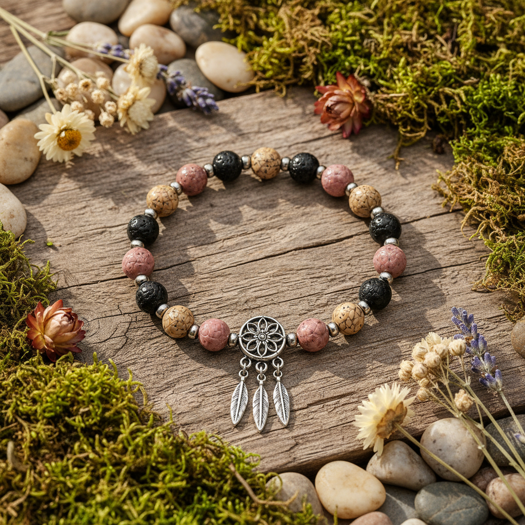 Bracelet sur fond naturel