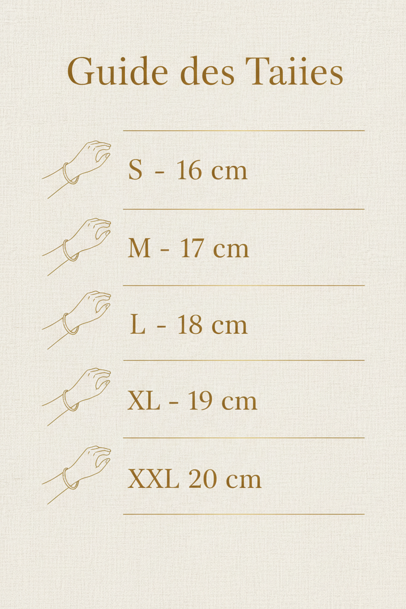 Guide des Tailles élégant